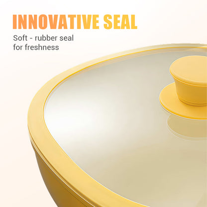 Keramisk nonstick-stekpanna med lock