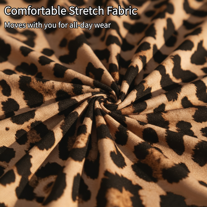 🔥60 % RABATT💖Damleopardmönstrad veckad ministring🐆