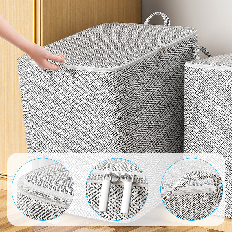 🔔 50 % RABATT🔥Extra stor förvaringslåda med lock – mångsidig för kläder, filtar och sängkläder