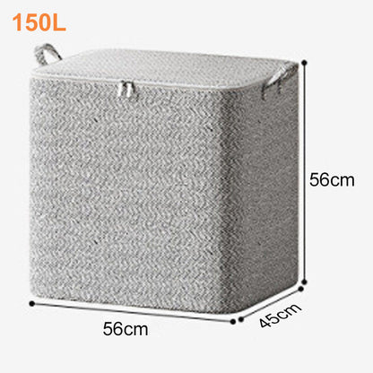 🔔 50 % RABATT🔥Extra stor förvaringslåda med lock – mångsidig för kläder, filtar och sängkläder