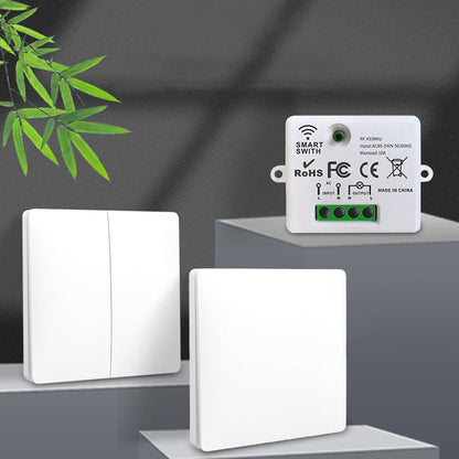 🛒 50% RABATT! 💡 Trådlös Ljusstängare – Batteridrivet, Enkel Installation & Modern Design 🏠🔧