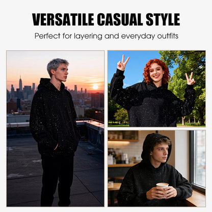 Bekväm hoodie med stjärnhimmel