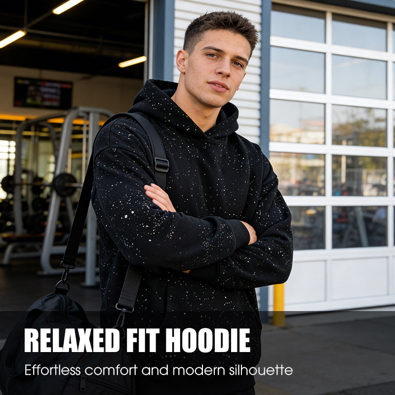 Bekväm hoodie med stjärnhimmel