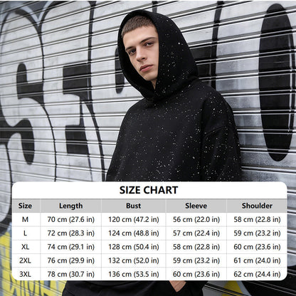 Bekväm hoodie med stjärnhimmel