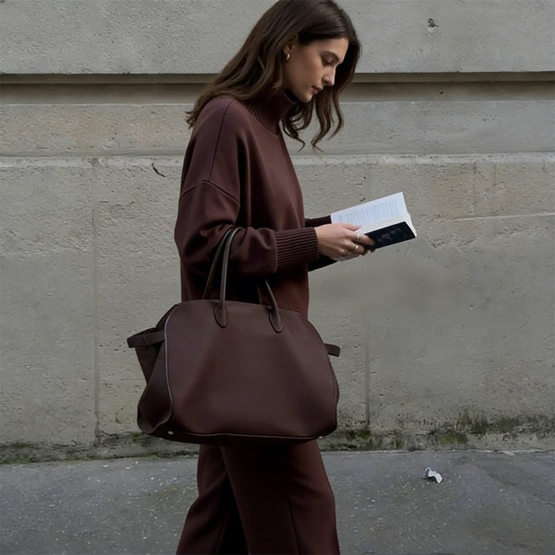 ✨Begränsad tid – 50% rabatt⏰Höghalsad tröja med dragkedja i sidan och byxor