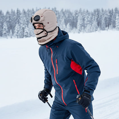 🔥Unisex vintermössa med glasögon