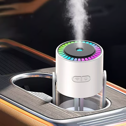 2-i-1 luftfuktare och stjärnprojektor nattlampa