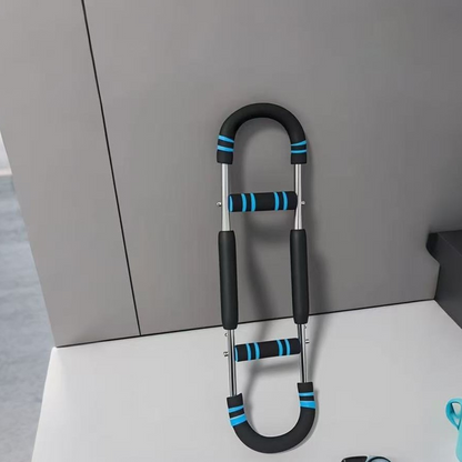 ⏰ Endast nu 49% rabatt!🔥Justerbar viktstång för armtränare, arm- och bålkraftsträningsredskap, bärbart träningsredskap för hemgym och fitness