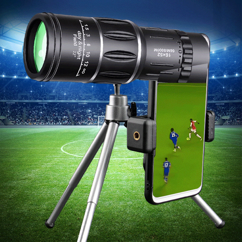 🔭 Exklusivt Rea -50%! ✨ Portabelt Monokulärt Teleskop 500x60 – Perfekt för Fågelskådning, Vandring & Sportevenemang 🏕️ | BAK4 Prism, Stativ & Telefonhållare 📸