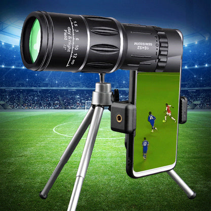🔭 Exklusivt Rea -50%! ✨ Portabelt Monokulärt Teleskop 500x60 – Perfekt för Fågelskådning, Vandring & Sportevenemang 🏕️ | BAK4 Prism, Stativ & Telefonhållare 📸