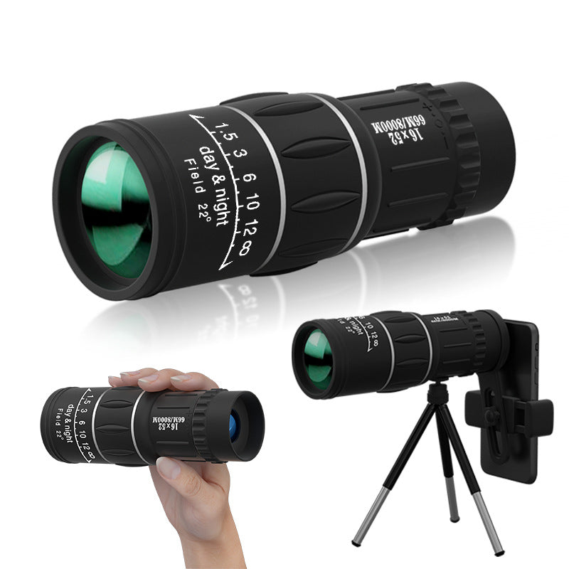 🔭 Exklusivt Rea -50%! ✨ Portabelt Monokulärt Teleskop 500x60 – Perfekt för Fågelskådning, Vandring & Sportevenemang 🏕️ | BAK4 Prism, Stativ & Telefonhållare 📸