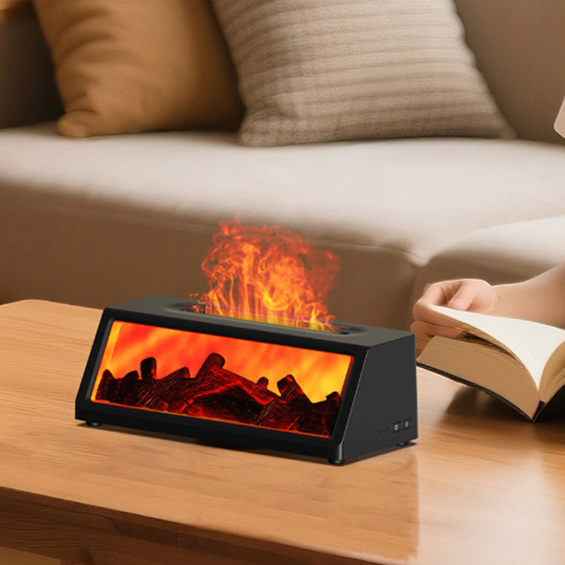 🔥Eldstad med aromdiffusor och 7 flammeffekter