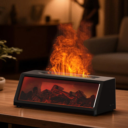 🔥Eldstad med aromdiffusor och 7 flammeffekter