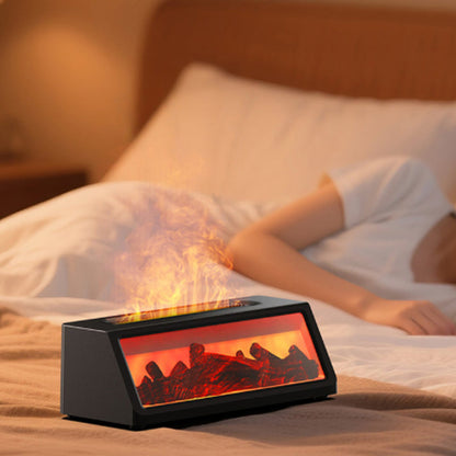🔥Eldstad med aromdiffusor och 7 flammeffekter