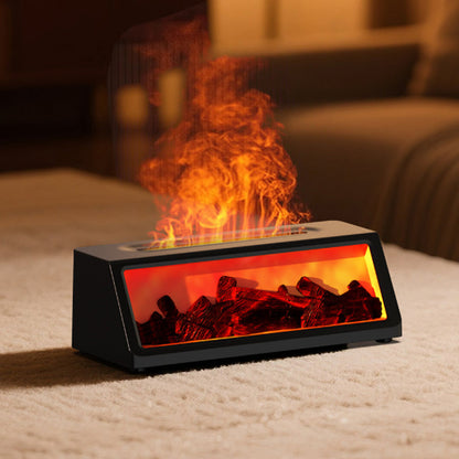 🔥Eldstad med aromdiffusor och 7 flammeffekter
