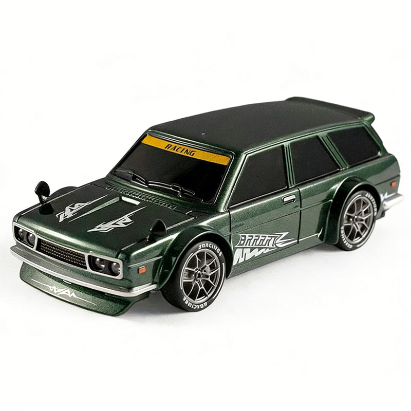 RC-driftbil i skala 1:24 med LED-belysning