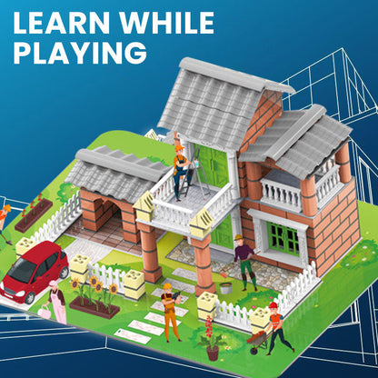 214 delar DIY bygg- och konstruktionsleksak för barn