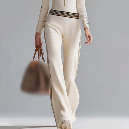 Huvtröja med V-ringning och dragkedja för damer