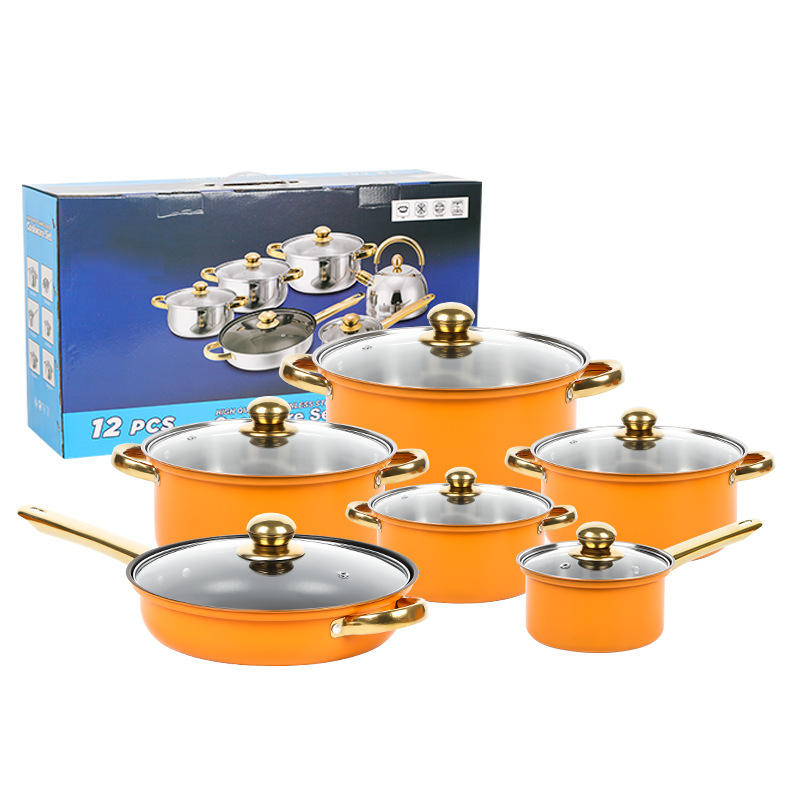 Kokset i rostfritt stål med nonstick-beläggning