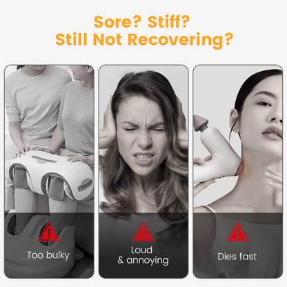 Bärbar djupvävnadsmassageapparat