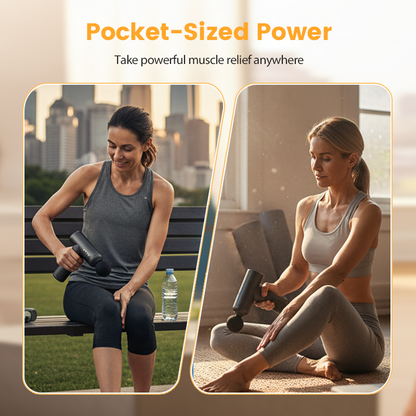 Bärbar djupvävnadsmassageapparat