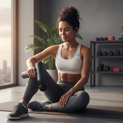 Bärbar djupvävnadsmassageapparat