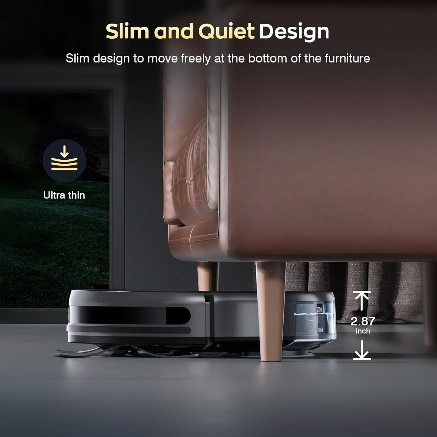 Kraftfull allt-i-1 robotdammsugare