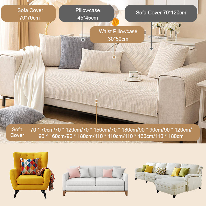 🔥⏰Spara minst 300 kr när du köper nu!🔥Pousbo®Sofföverdrag i fiskbens-chenilletyg