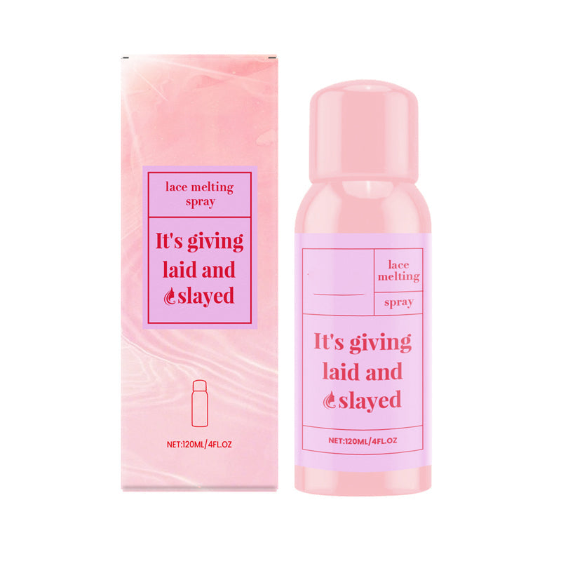 Felfri osynlig peruk och spets smälta spray