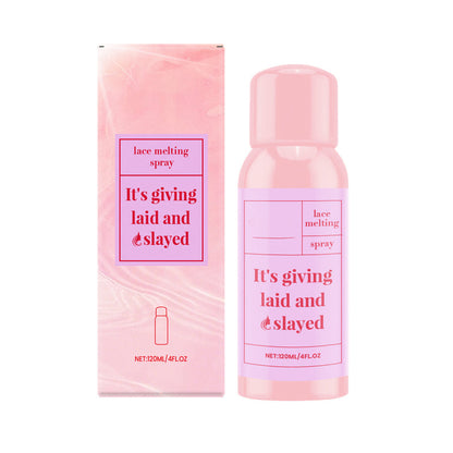 Felfri osynlig peruk och spets smälta spray