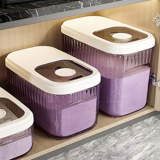 Matförvaringsbehållare med stor kapacitet och skjutlock