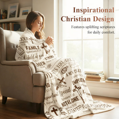 Inspirerande kristen pläd