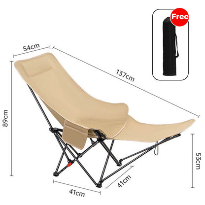 🪑 50% RABATT! 🌿 Portabel Justerbar Hopfällbar Stol för Utomhusbruk – Lätt, Stabil & Mångsidig – Perfekt för Trädgård, Camping, Strand eller Terrass – Enkel Transport och Montering 🏕️✨