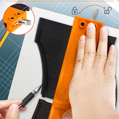 Linjal för oregelbunden mätning av krökning