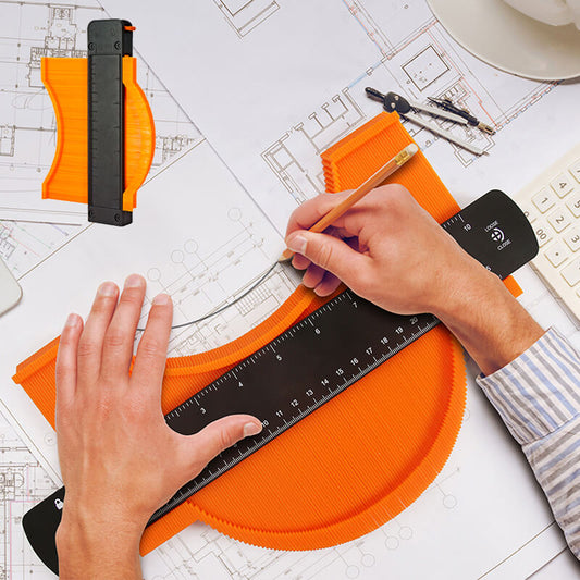 Linjal för oregelbunden mätning av krökning