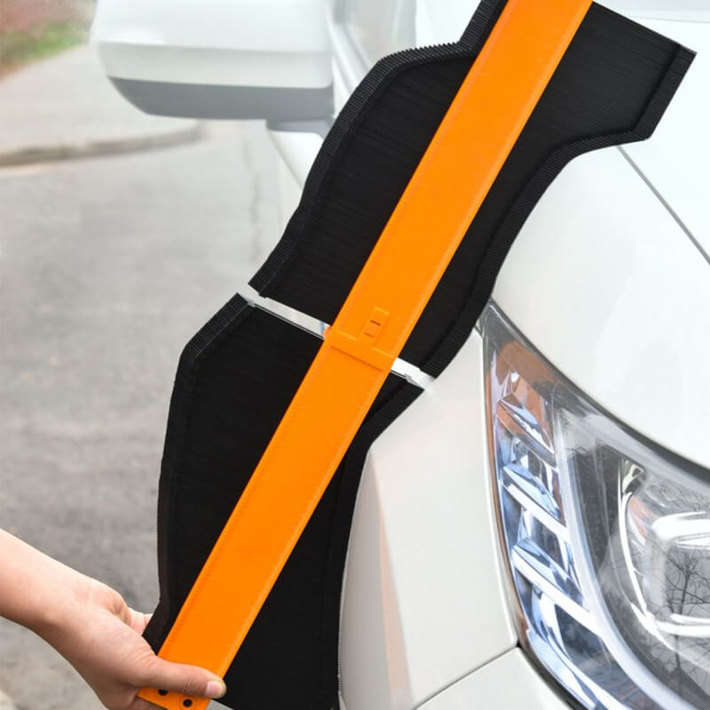 Linjal för oregelbunden mätning av krökning