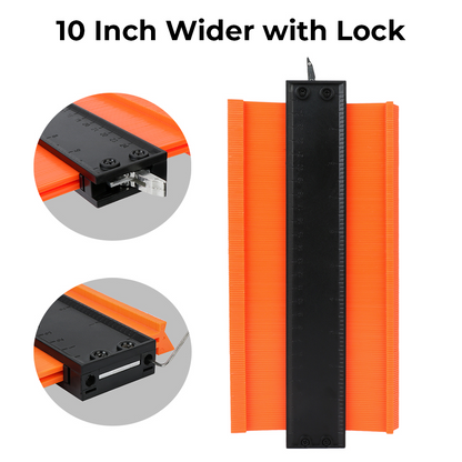 Linjal för oregelbunden mätning av krökning