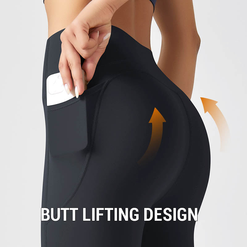 🔥2026 Hetaste Säljen🔥 Damliga Höghälsade Yogaleggings i Sömlöst Material – Snabbtorkande