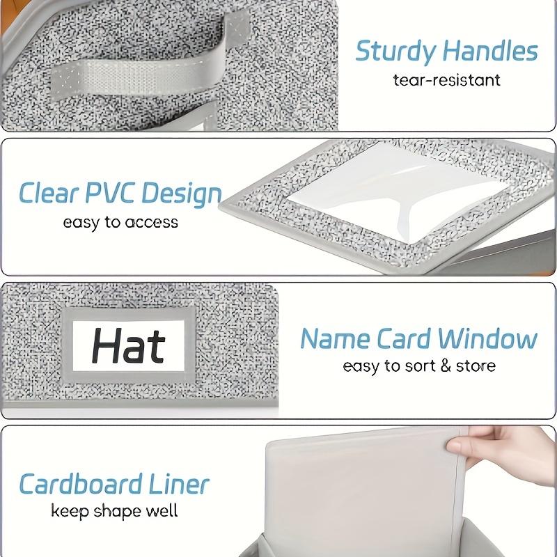 Stapelbara förvaringslådor för basebollkepsar