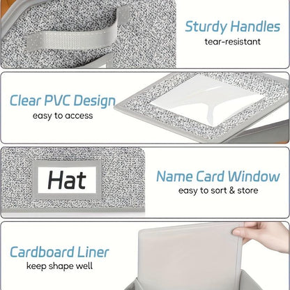 Stapelbara förvaringslådor för basebollkepsar