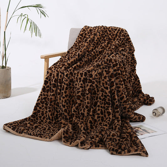 🛋️ 50% RABATT! 🎉 Leopardmönstrad Pläd – Supermjuk, Varm & Dekorativ 🐆📦