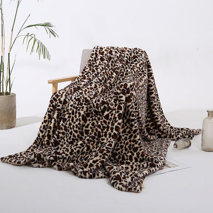 🛋️ 50% RABATT! 🎉 Leopardmönstrad Pläd – Supermjuk, Varm & Dekorativ 🐆📦