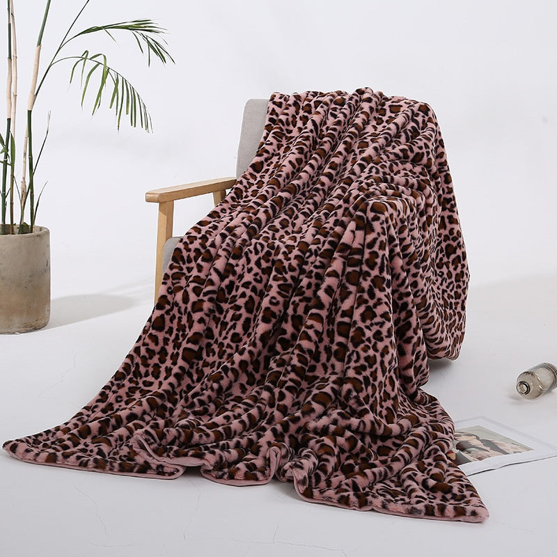 🛋️ 50% RABATT! 🎉 Leopardmönstrad Pläd – Supermjuk, Varm & Dekorativ 🐆📦