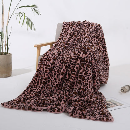 🛋️ 50% RABATT! 🎉 Leopardmönstrad Pläd – Supermjuk, Varm & Dekorativ 🐆📦