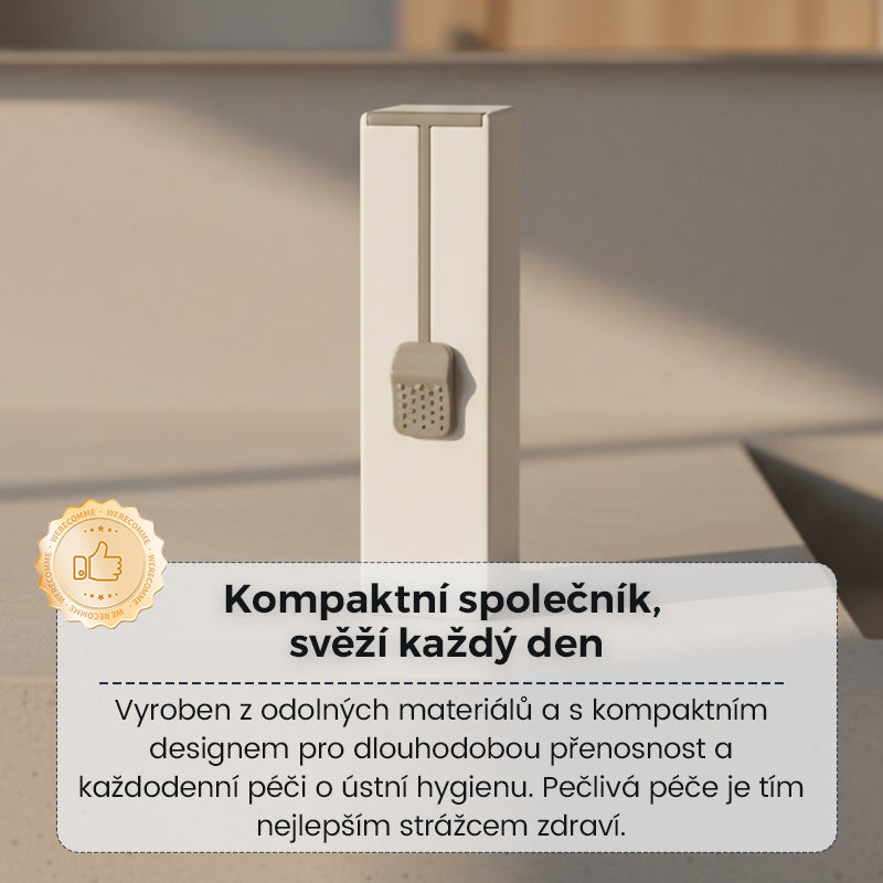 Engångsflosspinnar Bärbar automatisk flossdispenser