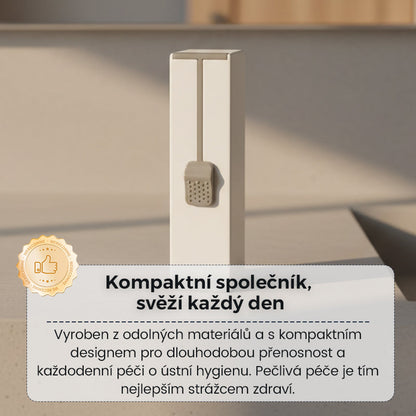 Engångsflosspinnar Bärbar automatisk flossdispenser