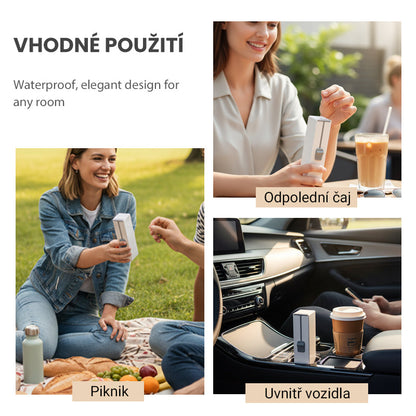 Engångsflosspinnar Bärbar automatisk flossdispenser