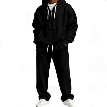 ✈Fri frakt Herrens✨Begränsad tid – 50% rabatt⏰ Kapuzenpullover & Sweatpants Set