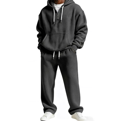 ✈Fri frakt Herrens✨Begränsad tid – 50% rabatt⏰ Kapuzenpullover & Sweatpants Set