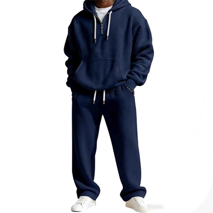 ✈Fri frakt Herrens✨Begränsad tid – 50% rabatt⏰ Kapuzenpullover & Sweatpants Set